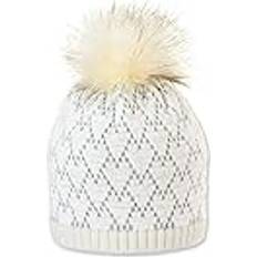 Baby's Knitted Hat - Ecru