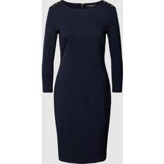 Guld Kjoler Lauren Ralph Lauren Woman Midi Dress - Navy Blue