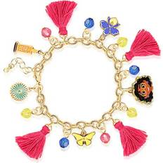 Disney Bracelets Disney Disney Girl Encanto Mirabel Fashion Charm and Tassel Bracelet