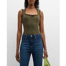Silk Tank Tops Paige Fosca Silk-Blend Sweater