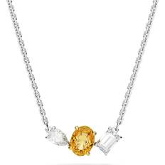 Swarovski Gold Charms & Pendants Swarovski Mesmera pendant, Mixed cuts, Yellow, Mixed metal finish