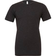 Canvas T-shirts Bella+Canvas Canvas Triblend Crew Neck Plain Short Sleeve T-Shirt Jet Black