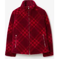 Checkered Jackets Burberry Red Check Reversible Jacket RIPPLE IP CHECK