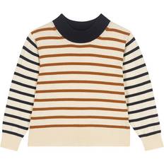 Petit Bateau Stripete Genser Beige Beige years