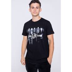 Korn Block Photo T-Shirt - Black