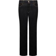 Armani Spijkerbroeken Armani Emporio Low Waist Wide Legs Mens Jeans Black 25 Waist