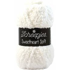 Garn & Håndarbejdsudstyr Scheepjes Sweetheart Soft Garn Unicolor 20 Hvid