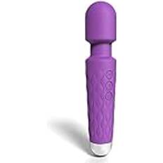 Loving Joy 20 Funktionen Wand Vibrator Leistungsstarke Elektrische Handmassagegeräte Zauberstab Vibratoren Zauberstab Vibrator Elektrisches Massagegerät Lila