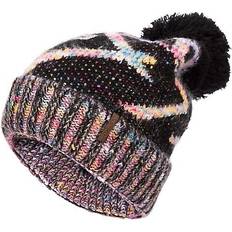 Ribbed Beanies Trespass Diandra Knitted Beanie Black One