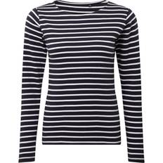ASQUITH & FOX Mariniere Coastal Long Sleeve T-Shirt Off White