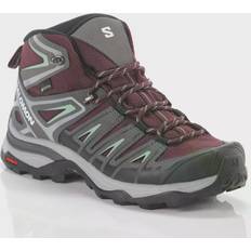 Salomon Dam X Ultra Pioneer Mid Gore-tex Vandringssko, Winetasting magnet granit grön