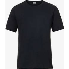 Hanro Hemden Hanro Shirt Kurzarm Black