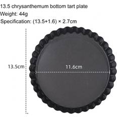 Dechoicelife Pie Plate Round Pizza Deep Carbon