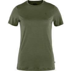 Fjällräven Women's Abisko Wool S/S T-shirt XL, olive