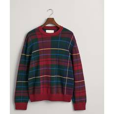 Herre - Ternede Sweatere Gant JACQUARD C-NECK Rød