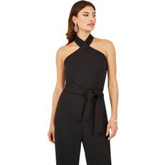 Yumi Halter Neck Jumpsuit, Black