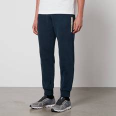 Emporio Armani M Trousers & Shorts Emporio Armani Cotton-Jersey Lounge Trousers Blue