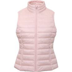 Pink - Women Vests Terrain Sleeveless Padded Gilet Pale Pink