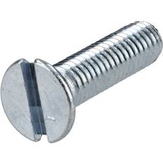 R-Tech 337061 Slotted Countersunk Machine Screws BZP M3