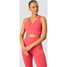 Dame - Fitness - Orange Toppe ICANIWILL Ribbed Define Seamless Tank Top Coral Red