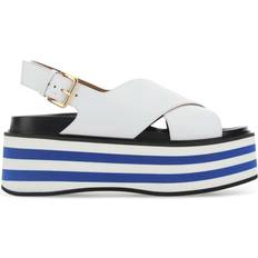 Marni Heels & Pumps Marni White Leather Sandals White