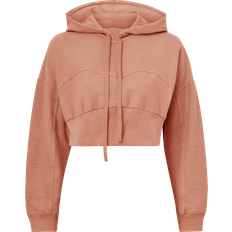 Brons - Dam Tröjor adidas Sport Performance Huvtröja W Lng Lw Hoodie Brons 42/44