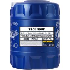 20.0 L Motoroljor Mannol 7121 ts-21 shpd 10w-30 Motoröl 20L