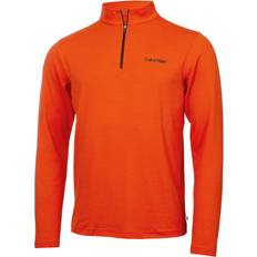 Calvin Klein Orange Clothing Calvin Klein NEWPORT HALF ZIP Spicy Orange Marl