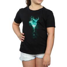 Harry Potter Patronus Stag T-Shirt Black 12-13 Years