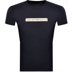 Armani Herren T-Shirts Armani Emporio Underwear T-Shirt 111035 3F517 00135 Dunkelblau Regular Fit