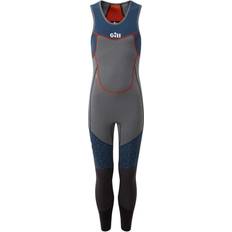 Grijs Wetsuit onderdelen Gill Zenlite Skiff Suit junior mm jong john wetsuit blauw/grijs, JL (13-14 jaar)