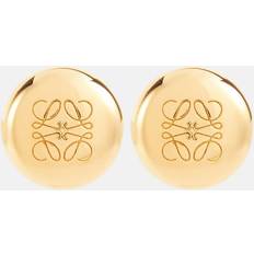 Loewe Anagram Pebble sterling silver earrings gold One fits all
