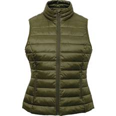 Multicoloured - Women Vests Terrain Sleeveless Padded Gilet Olive