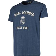 Oberteile Real Madrid Wortmarken-T-Shirt Blau Herren