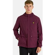 Lyle & Scott Gula Ytterkläder Lyle & Scott Mens Burgundy Hooded Pocket Jacket