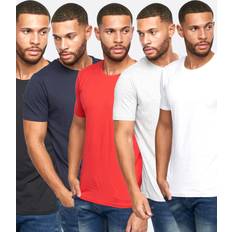 Multicoloured T-shirts Duck and Cover Mens Errington T-Shirt 5pk Assorted