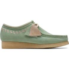 Grøn Mokkasiner Clarks Moccasin Lifestyle Tyl Sko - Grøn