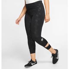 3XL Medias Nike Air 7/8 Tight Plus Negro Mujer Leggings - Black, Female