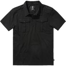 Brandit Herr Pikétröjor Brandit Jersey pikétröja, Jon, kortärmad, svart