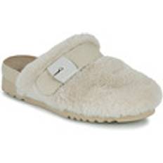 Scholl 'Alaska 2.0' Off White Faux Fur Slipper Mule