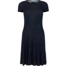 Prada Dresses Prada Midnight Blue Silk Blend Dress Blue