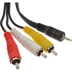 Kenable 2.5mm Jack to RCA Phonos 3m