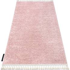 RUGSX berber 9000 Fringe Berber Pink