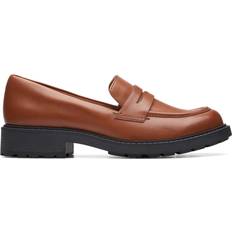 Clarks Orinoco2 Penny Loafer Dark Tan Lea