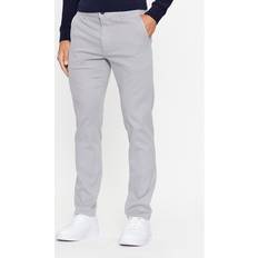 Chinos - Silver Byxor BOSS Herr chino_slim byxor platt packed, Silver47, x 32L