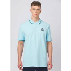 Tipped Polo Shirt Crystal Blue