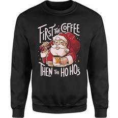 Eduardo Ely Santa Coffee Unisex Christmas Jumper Black Black