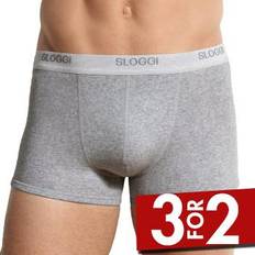 Grijs Herenondergoed Sloggi Basic Boxershorts - Grijs Mele