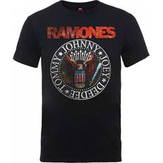Ramones Eagle Seal Vintage T-Shirt Black