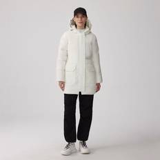 Femme - Toile Vestes Canada Goose Paradigme Parka Trillium - Northstar White